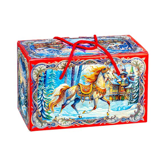 Сладкий новогодний подарок На лесной опушке